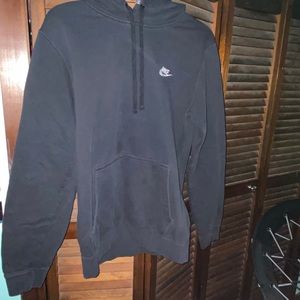 nike black hooded sweatshirt